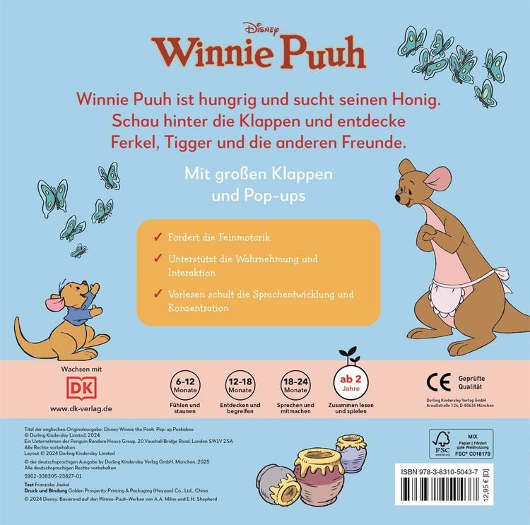 Produktbild: Mein Pop-up-Buch zum Staunen. Disney Winnie Puuh