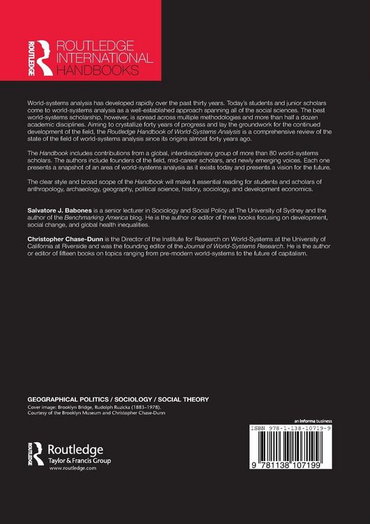 Produktbild: Routledge Handbook of World-Systems Analysis