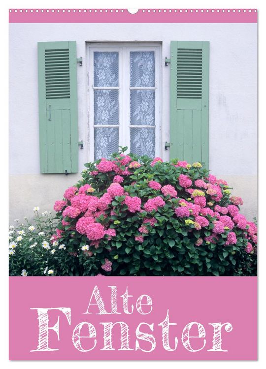 Produktbild: Alte Fenster (Wandkalender 2026 DIN A2 hoch), CALVENDO Monatskalender