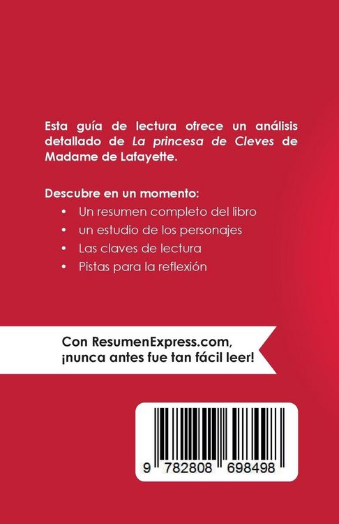 Produktbild: La princesa de Cleves