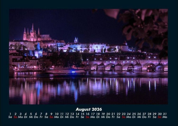 Produktbild: Prag 2026 Fotokalender DIN A4