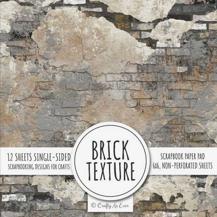 Produktbild: Brick Texture Scrapbook Paper Pad