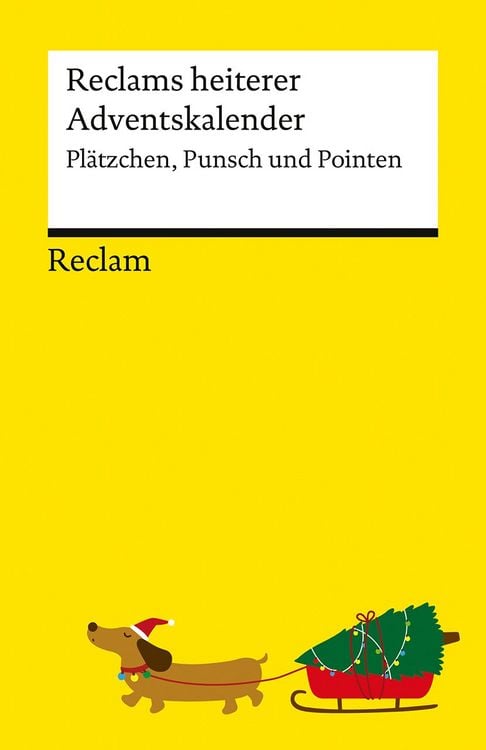 Produktbild: Reclams heiterer Adventskalender. Pl&auml;tzchen, Punsch und Pointen