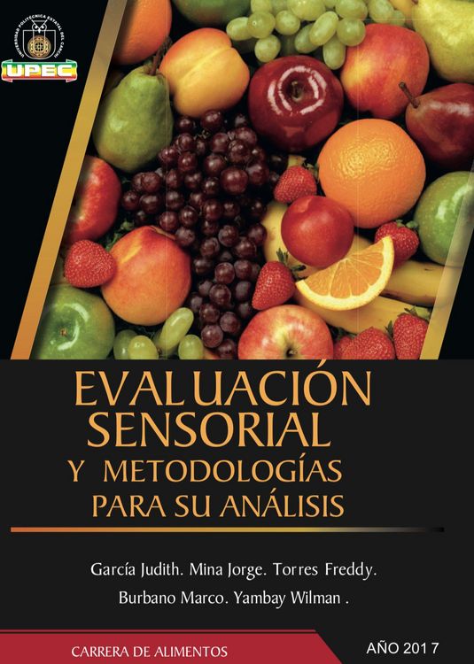 Produktbild: Evaluaci&oacute;n sensorial y metodolog&iacute;as para su an&aacute;lisis