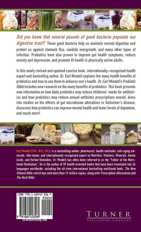 Produktbild: Dr. Earl Mindell's Probiotic Bible