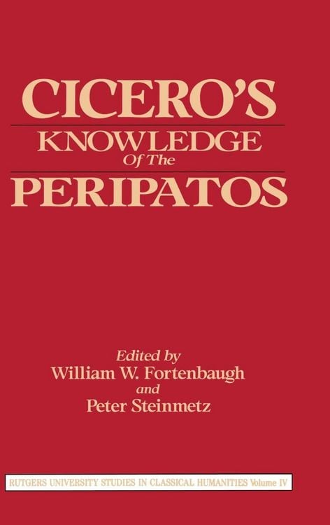 Produktbild: Cicero's Knowledge of the Peripatos