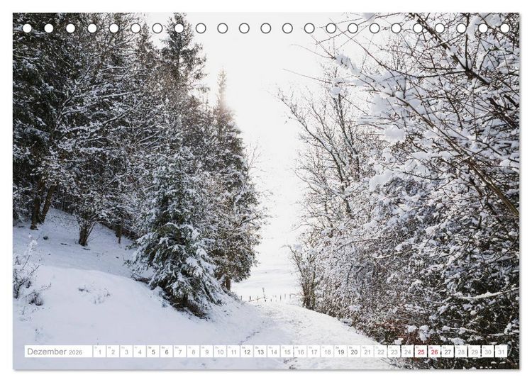 Produktbild: Eifel Sehnsucht (Tischkalender 2026 DIN A5 quer), CALVENDO Monatskalender