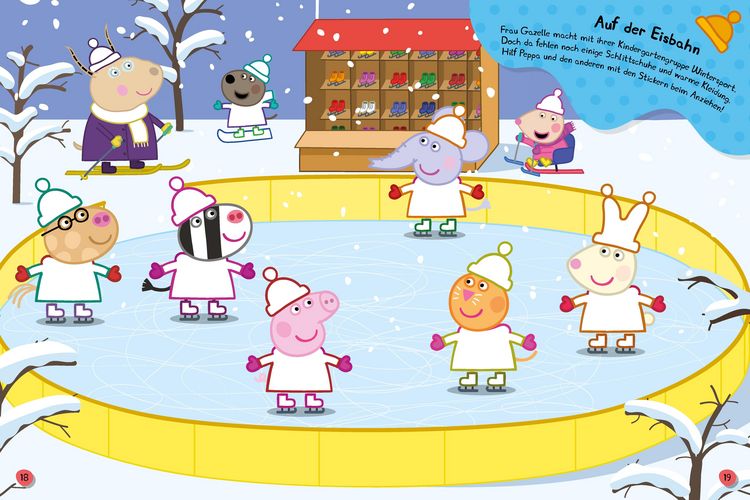 Produktbild: Peppa Pig Mein Stickerbuch Anziehen mit Peppa ab 3 Jahre