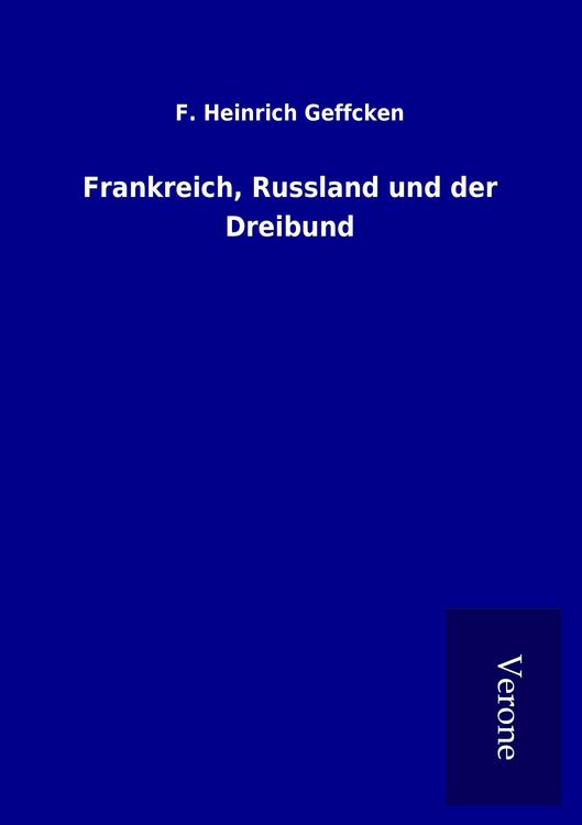 Produktbild: Frankreich, Russland und der Dreibund