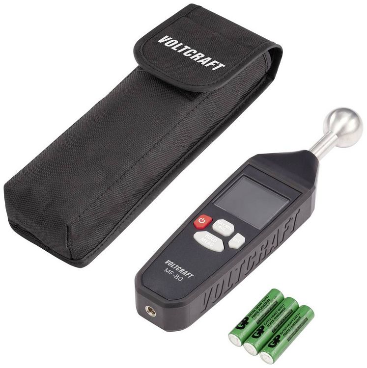 Produktbild: VOLTCRAFT MF-80 Materialfeuchtemessger&auml;t Messbereich Baufeuchtigkeit (Bereich) 0 bis 100.0 % Messbereich Holzfeuchtigkeit (Bereich) 0 bis 100 %