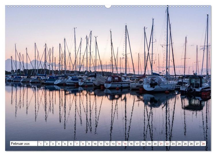 Produktbild: Flensburger F&ouml;rde: Eine Reise durch Deutschlands hohen Norden (hochwertiger Premium Wandkalender 2026 DIN A2 quer), Kunstdruck in Hochglanz