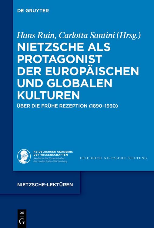Produktbild: Nietzsche als Protagonist der europ&auml;ischen und globalen Kulturen