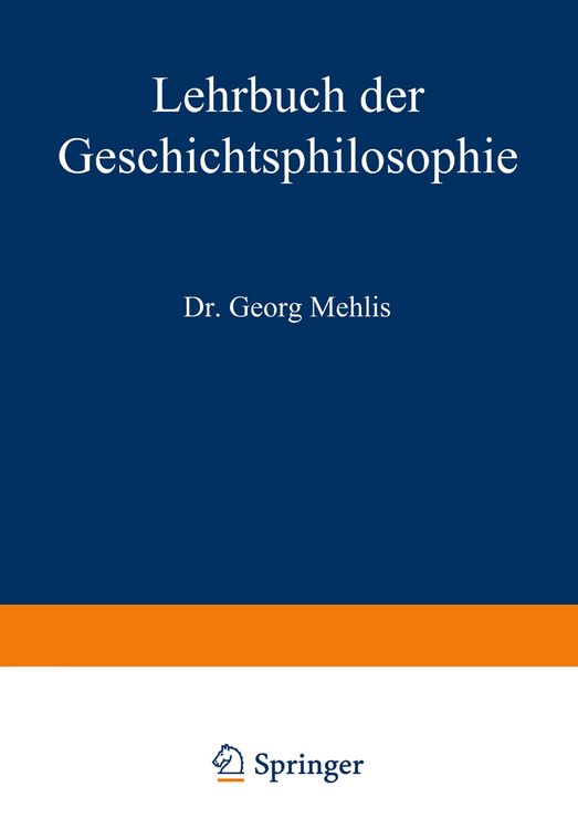 Produktbild: Lehrbuch der Geschichtsphilosophie