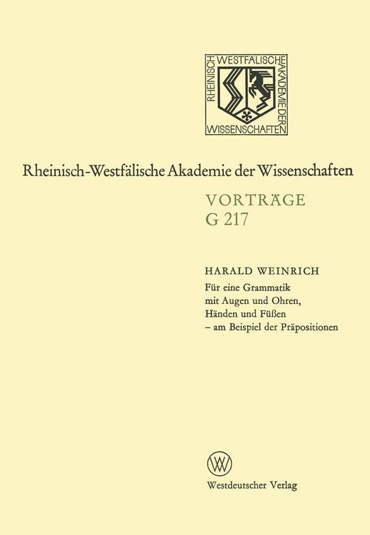 Produktbild: F&uuml;r eine Grammatik mit Augen und Ohren, H&auml;nden und F&uuml;&szlig;en - am Beispiel der Pr&auml;positionen