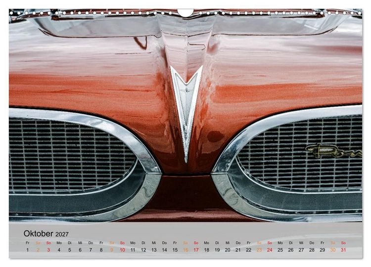 Produktbild: Pontiac Star Chief - Details voller Stil (Wandkalender 2027 DIN A3 quer), CALVENDO Monatskalender