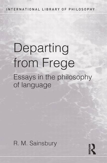 Produktbild: Sainsbury, M: Departing from Frege