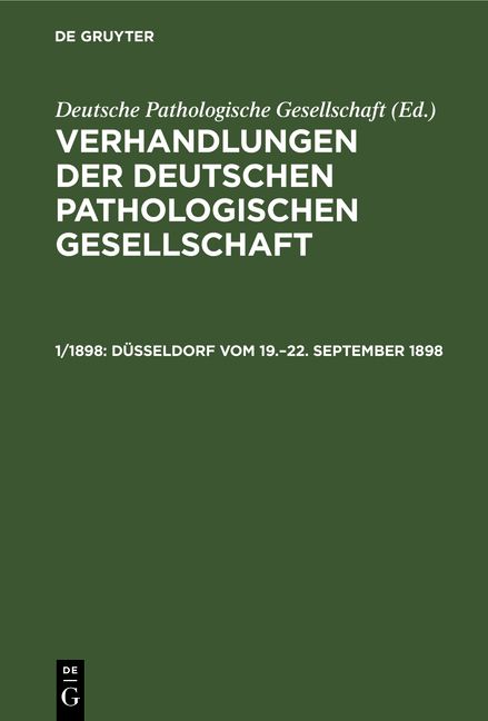 Produktbild: D&uuml;sseldorf vom 19.&ndash;22. September 1898