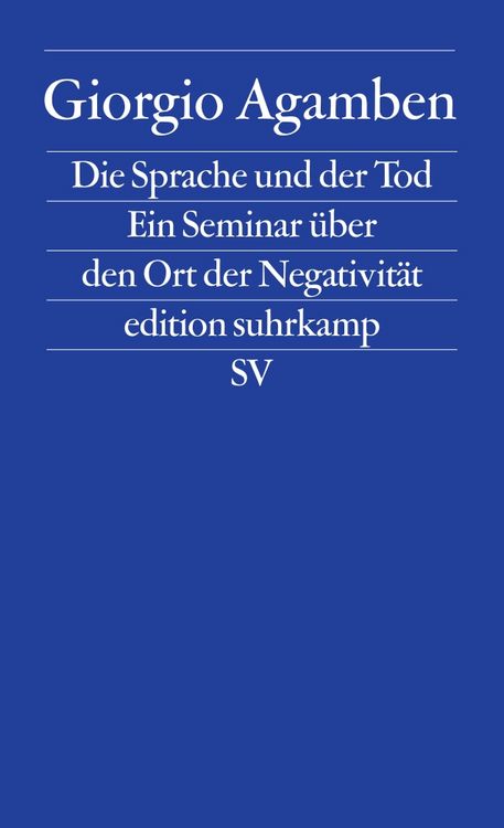 Produktbild: Die Sprache und der Tod