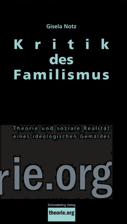Produktbild: Kritik des Familismus