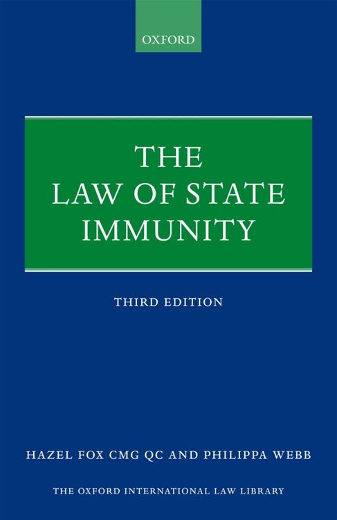 Produktbild: The Law of State Immunity