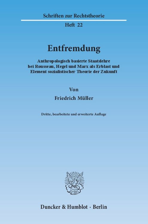 Produktbild: Entfremdung.
