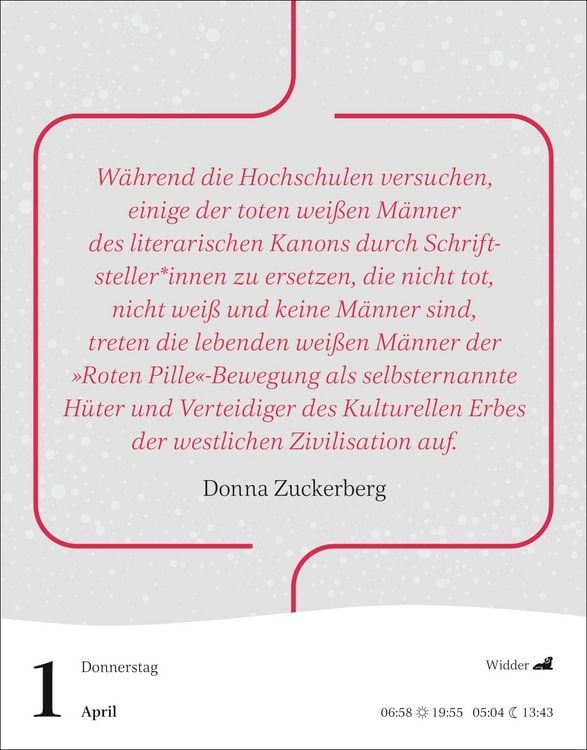 Produktbild: Starke Worte von starken Frauen Tagesabrei&szlig;kalender 2027