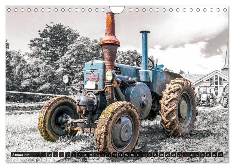 Produktbild: Trecker-Liebhaber (Wandkalender 2026 DIN A4 quer), CALVENDO Monatskalender
