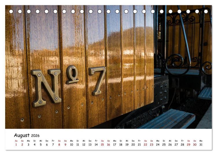 Produktbild: Die Schienen von Soller und Port de Soller (Tischkalender 2026 DIN A5 quer), CALVENDO Monatskalender