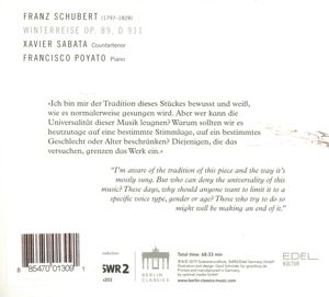 Produktbild: Schubert:Winterreise