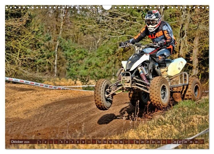 Produktbild: Quad - so cool (Wandkalender 2026 DIN A3 quer), CALVENDO Monatskalender