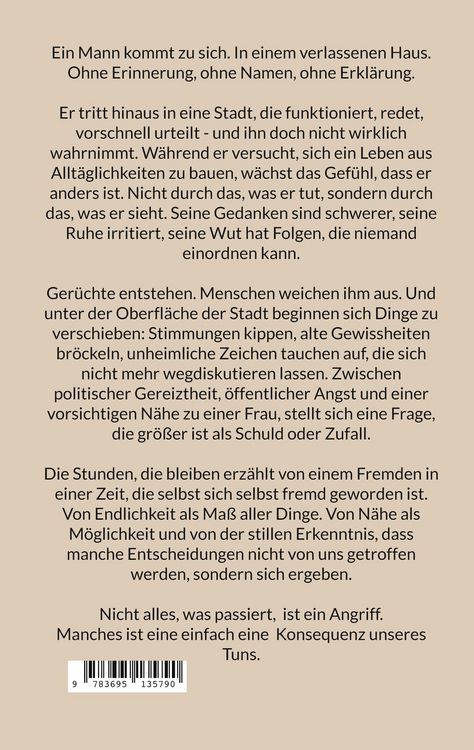 Produktbild: Die Stunden, die bleiben