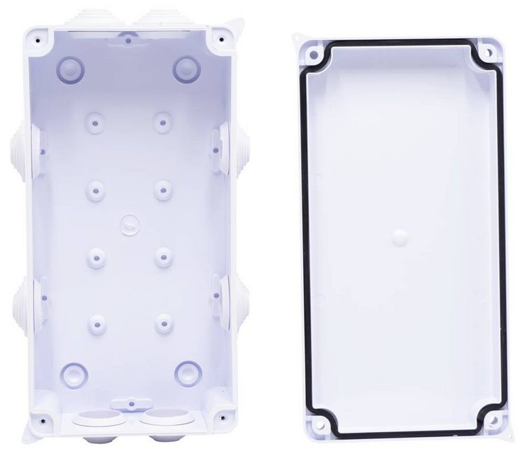 Produktbild: TRU COMPONENTS TC-RA 200x100x70 TC-10239052 Installations-Geh&auml;use ABS Kunststoff Wei&szlig; 1St.