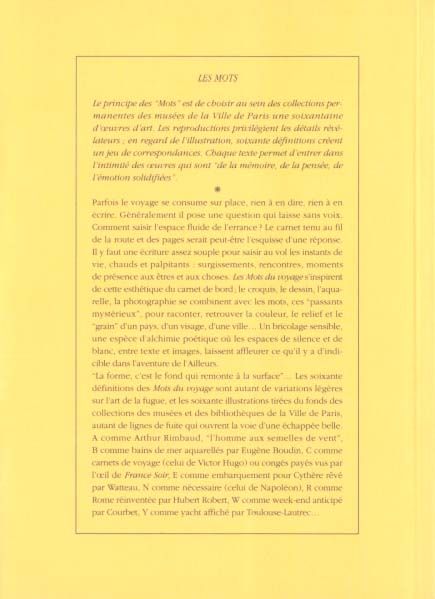 Produktbild: Les mots du voyage