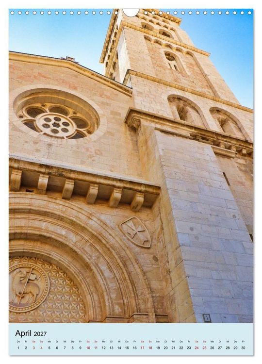 Produktbild: Evangelische Erl&ouml;serkirche Jerusalem (Wandkalender 2027 DIN A3 hoch), CALVENDO Monatskalender
