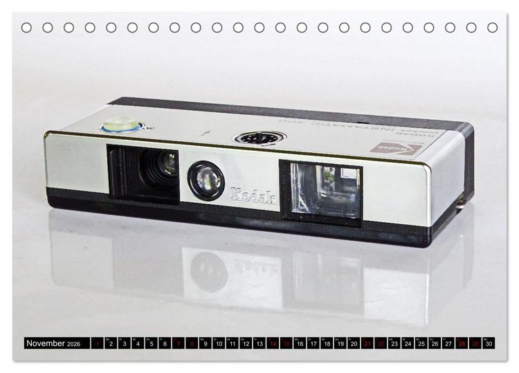 Produktbild: Alte Fotoapparate - Kameras von Kodak der Jahre 1905 bis 1977 (Tischkalender 2026 DIN A5 quer), CALVENDO Monatskalender