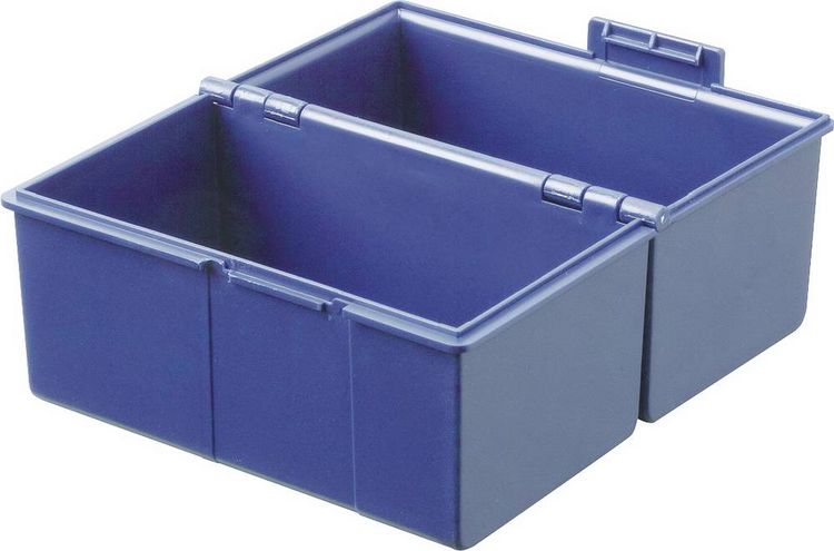 Produktbild: Karteibox A6 quer Kunststoff blau