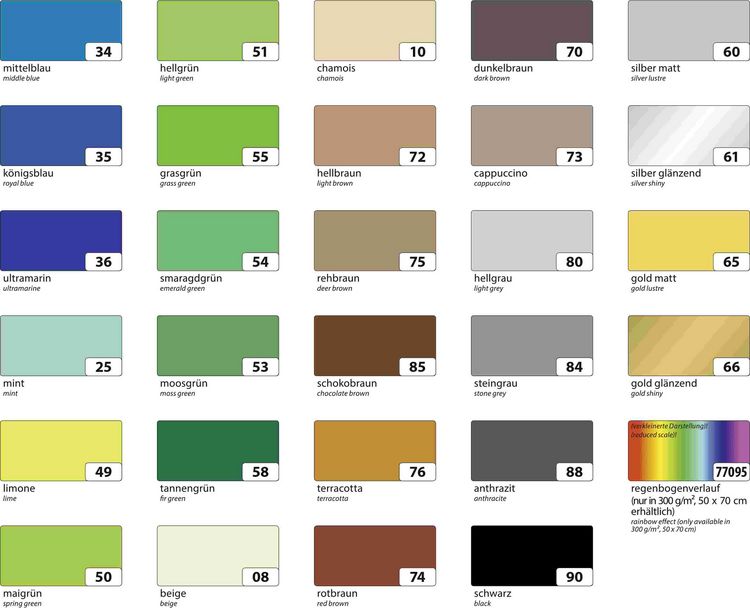 Produktbild: Folia  Tonpapier 130g/m&sup2;, DIN A4, 100 Blatt, schwarz