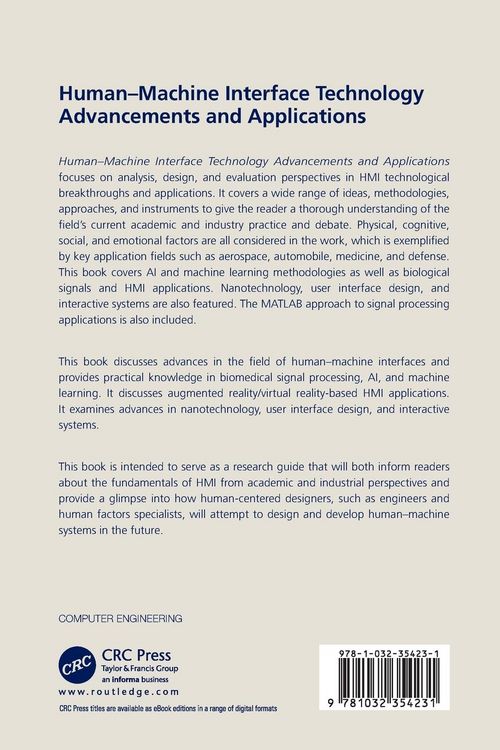 Produktbild: Human-Machine Interface Technology Advancements and Applications