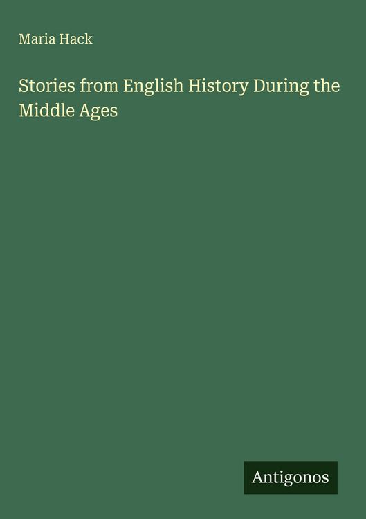 Produktbild: Stories from English History During the Middle Ages