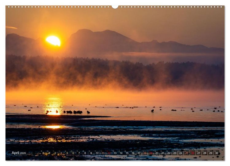 Produktbild: Malerische Alpen - Fesselnde Landschaften (hochwertiger Premium Wandkalender 2026 DIN A2 quer), Kunstdruck in Hochglanz