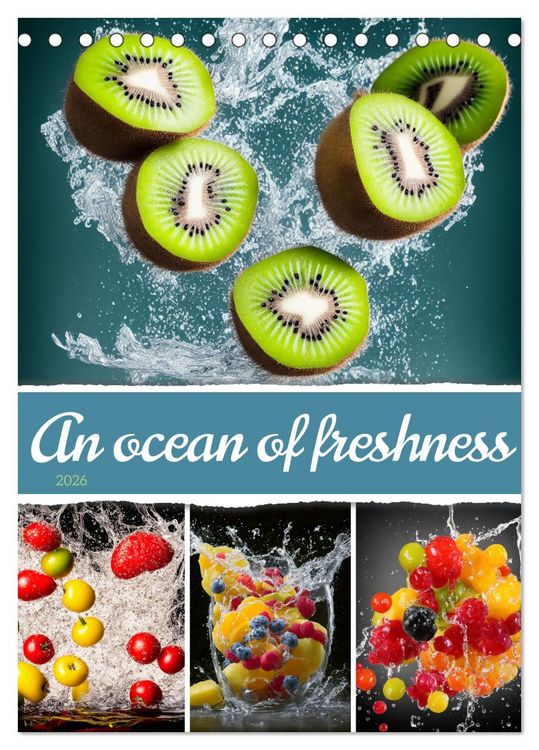 Produktbild: An ocean of freshness (Desk Calendar 2026 DIN A5 portrait), CALVENDO 12 Month DeskCalendar