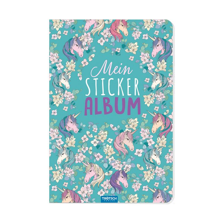 Produktbild: Tr&ouml;tsch Mein Stickeralbum Einhorn Stickerbuch
