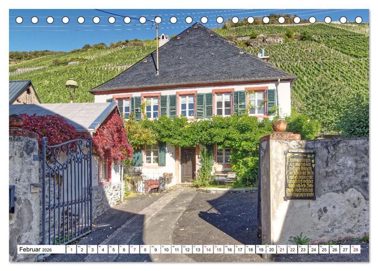 Produktbild: Romantisches Moselland (Tischkalender 2026 DIN A5 quer), CALVENDO Monatskalender