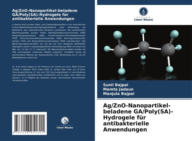 Produktbild: Ag/ZnO-Nanopartikel-beladene GA/Poly(SA)-Hydrogele f&uuml;r antibakterielle Anwendungen