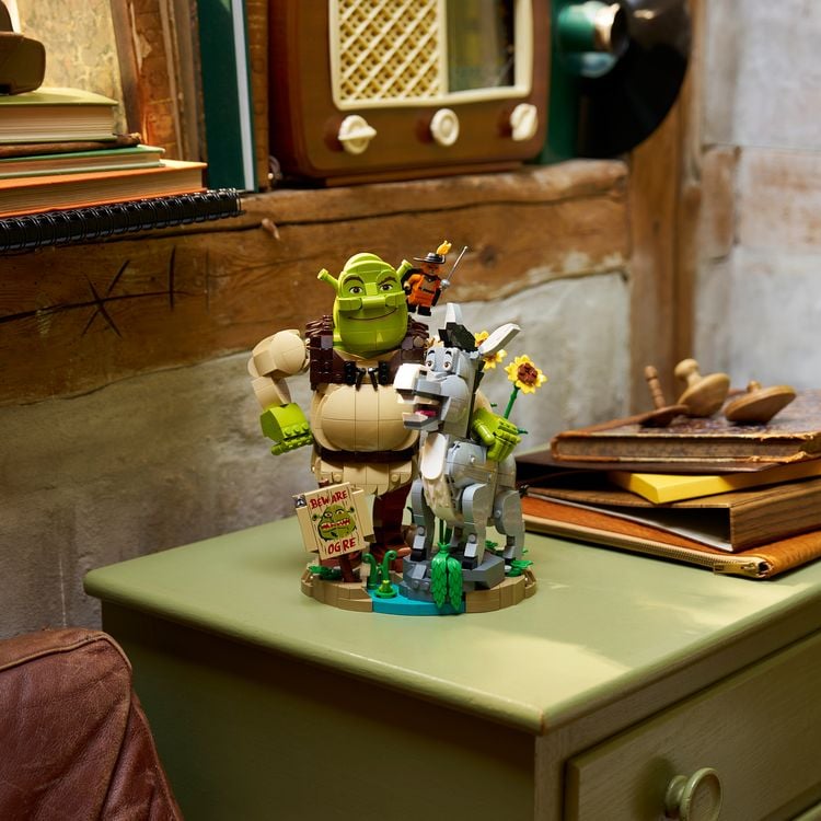 Produktbild: LEGO Shrek 72423 Shrek, Esel und Der gestiefelte Kater, DIY Modellbau