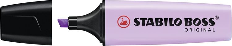 Textmarker - STABILO BOSS ORIGINAL Pastel - 4er Pack - Hauch von Minzgrün, rosiges Rouge, Schimmer von Lila, zartes Türkis