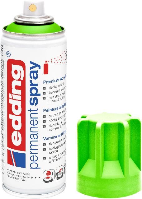 Produktbild: 5200 Permanent Spray, neongr&uuml;n, 200ml Premium Acryllack