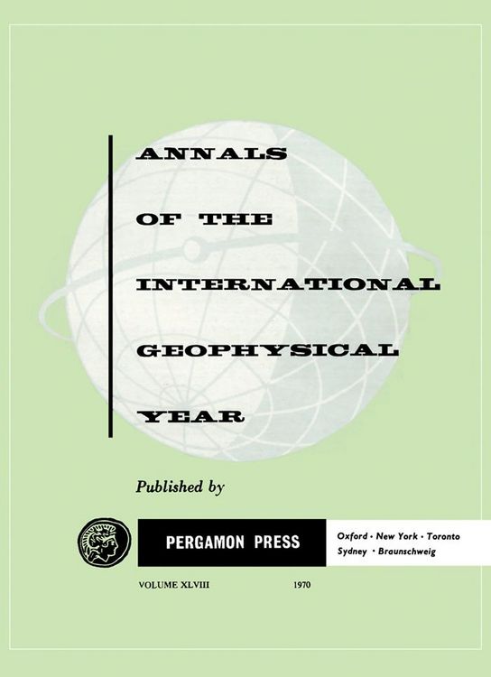 Produktbild: Annals of the International Geophysical Year