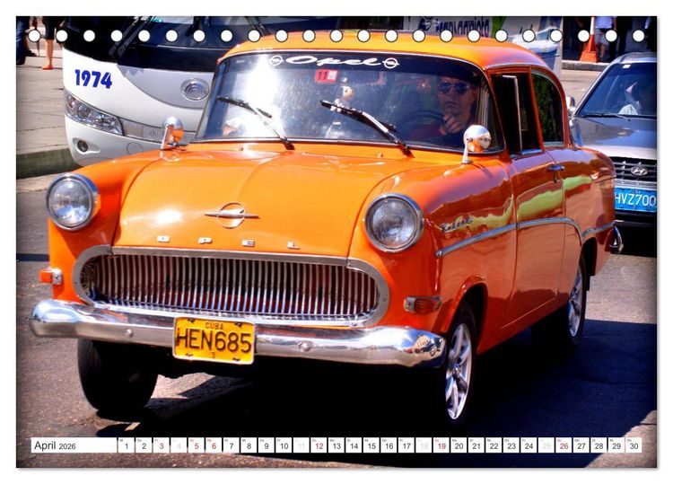 Produktbild: OPEL REKORD P1 (Tischkalender 2026 DIN A5 quer), CALVENDO Monatskalender