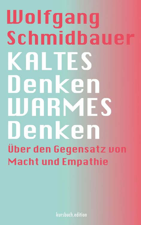 Produktbild: Kaltes Denken, Warmes Denken